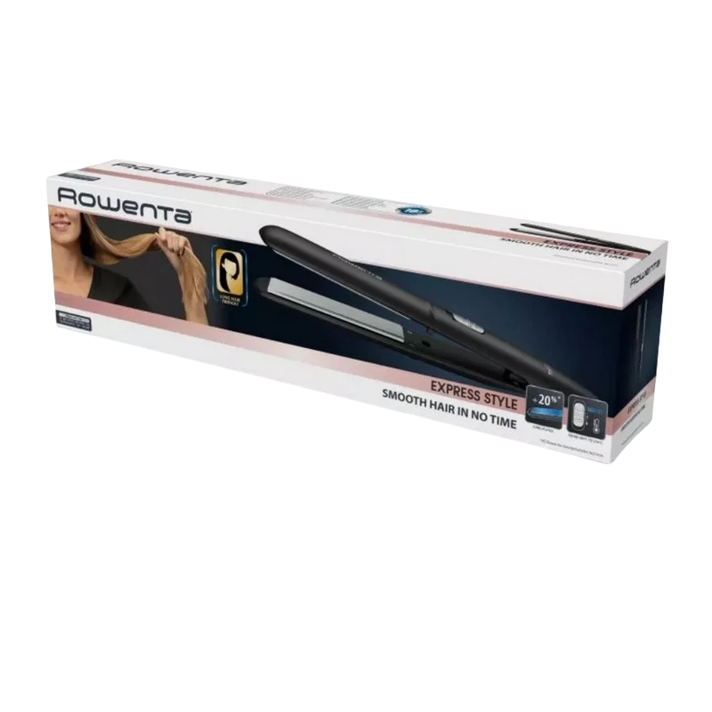 Выпрямитель для волос rowenta express style sf1810f0, чёрный 8