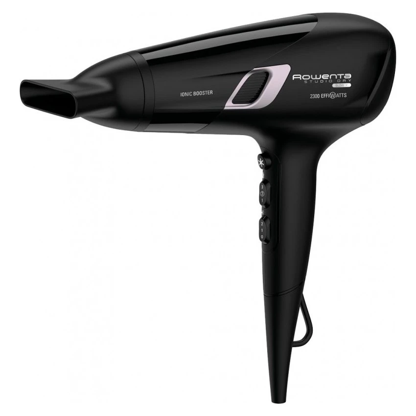 Uscător de păr rowenta studio dry glow cv5820f0, 2300 w, negru 5