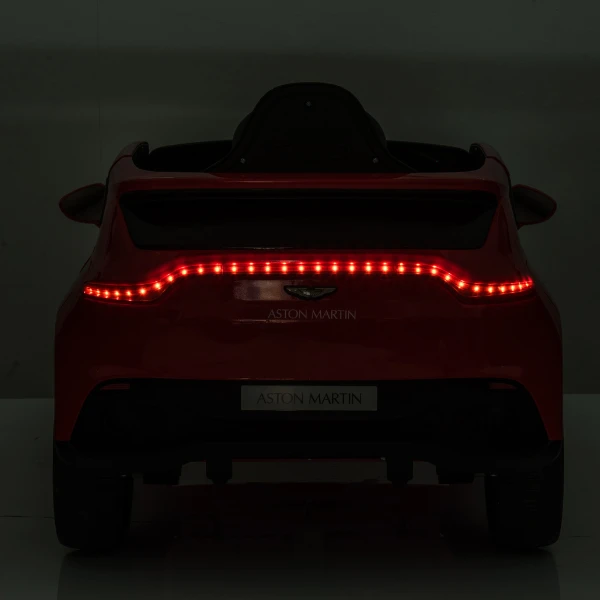 Mașinuța electrică aston martin, 12v7ah, motor 390x2, roti eva 15