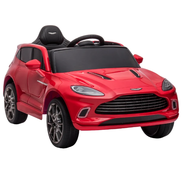 Mașinuța electrică aston martin, 12v7ah, motor 390x2, roti eva 3