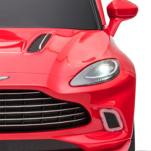 Mașinuța electrică aston martin, 12v7ah, motor 390x2, roti eva 7