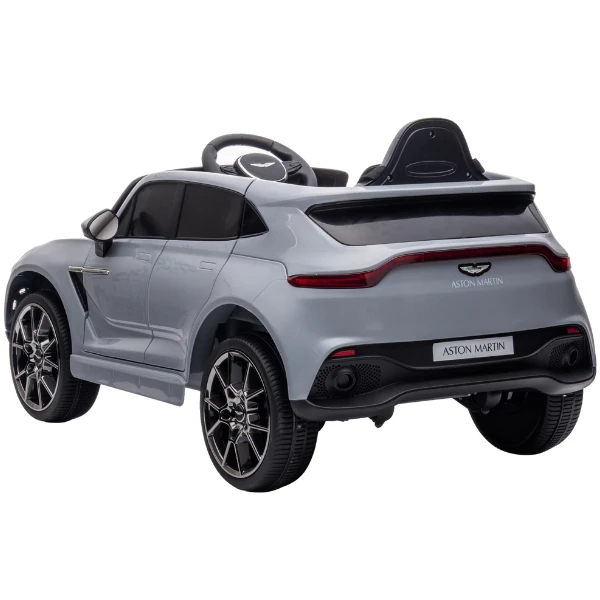 Mașinuța electrică aston martin, 12v7ah, motor 390x2, roti eva 3