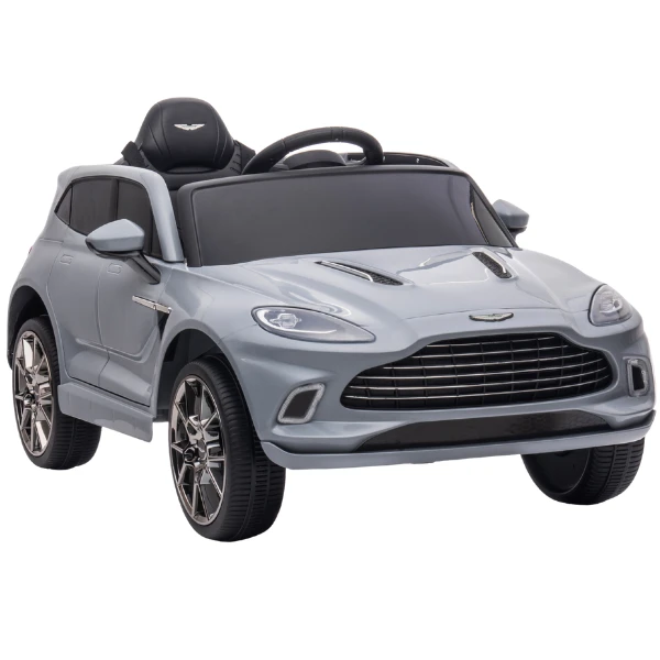 Mașinuța electrică aston martin, 12v7ah, motor 390x2, roti eva 2