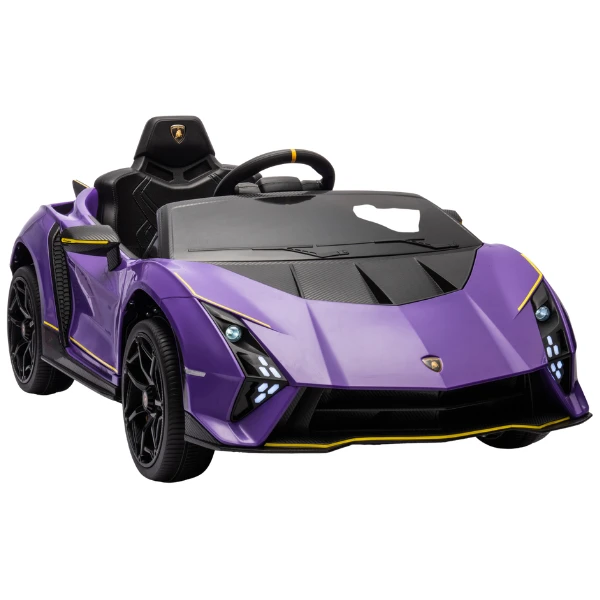 Mașinuța electrică lamborghini autentica, 12v7ah, motor 380x4, roti eva 3