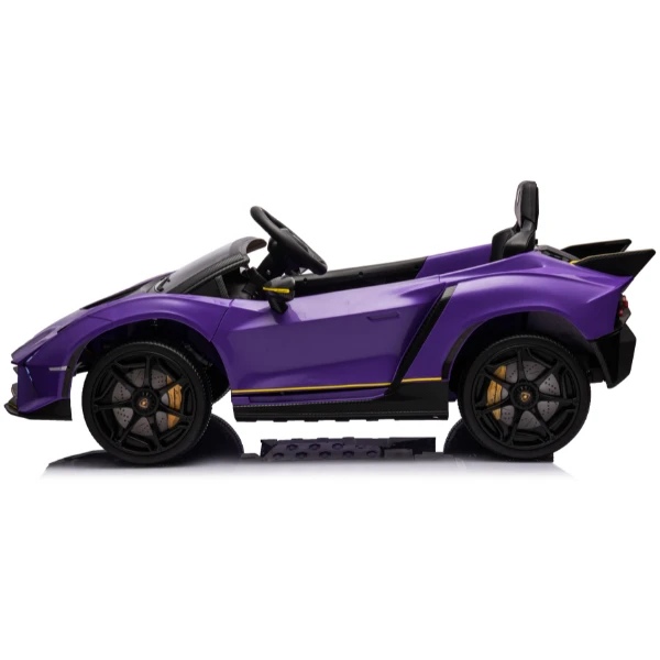 Mașinuța electrică lamborghini autentica, 12v7ah, motor 380x4, roti eva 6