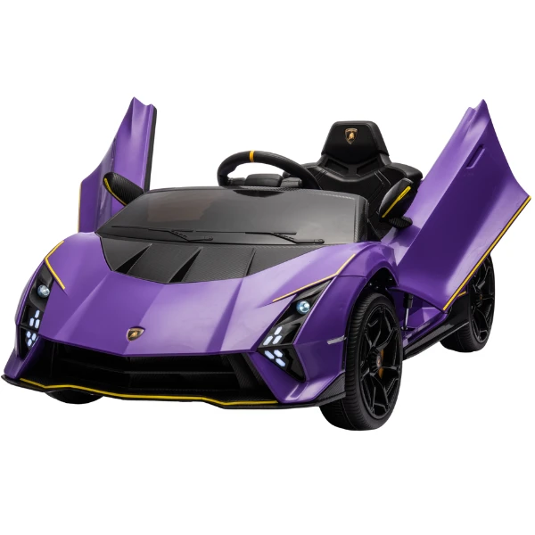 Mașinuța electrică lamborghini autentica, 12v7ah, motor 380x4, roti eva 5