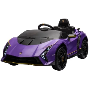 Mașinuța electrică lamborghini autentica, 12v7ah, motor 380x4, roti eva