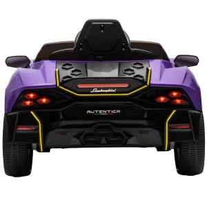 Mașinuța electrică lamborghini autentica, 12v7ah, motor 380x4, roti eva Thumbnail 7
