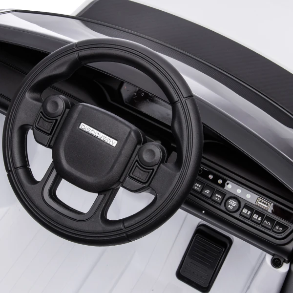 Mașinuța electrică land rover discovery, 12v7ah, motor 390x2, roți eva 10