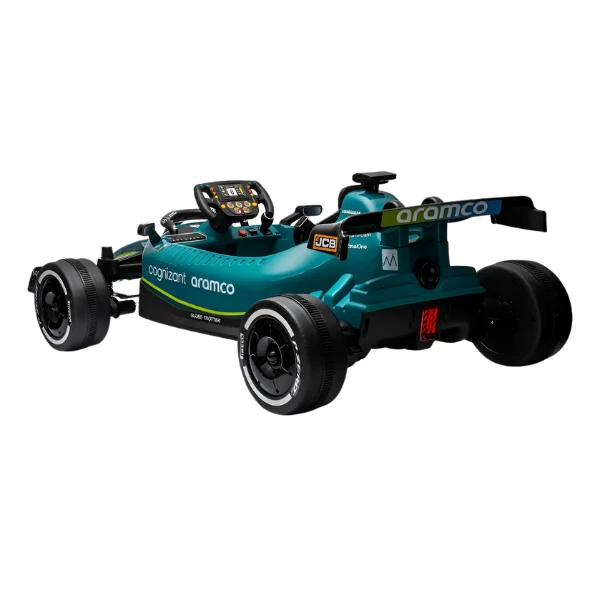 Kart electric aston martin, 12v7ah, motor 550x2, roți eva 3