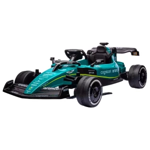 Kart electric aston martin, 12v7ah, motor 550x2, roți eva