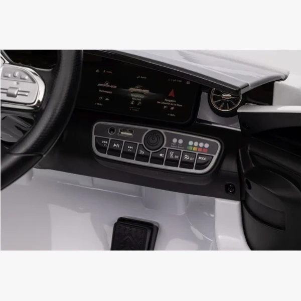 Mașinuța electrică mercedes-benz cla45, 12v7ah, motor 12v550x2, roti eva 12