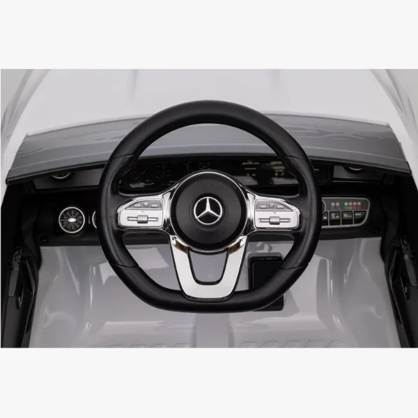 Mașinuța electrică mercedes-benz cla45, 12v7ah, motor 12v550x2, roti eva 8