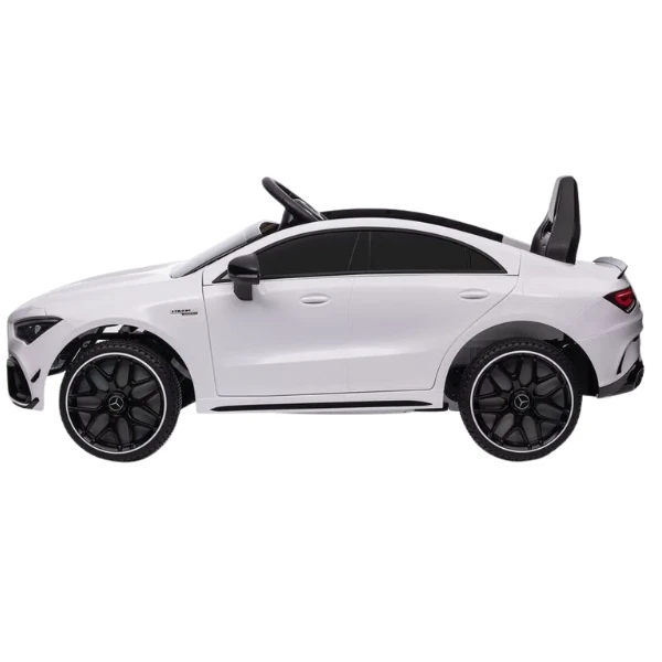 Mașinuța electrică mercedes-benz cla45, 12v7ah, motor 12v550x2, roti eva 3