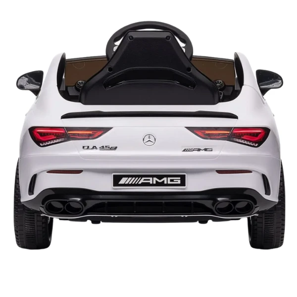 Mașinuța electrică mercedes-benz cla45, 12v7ah, motor 12v550x2, roti eva 5