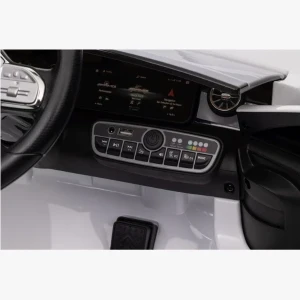 Mașinuța electrică mercedes-benz cla45, 12v7ah, motor 12v550x2, roti eva Thumbnail 12