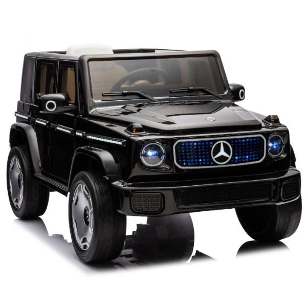Masinuta electrica mercedes benz eqg, 12v9ah, motor 550wx2, roți eva, scaune din piele 9