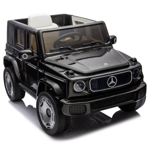 Masinuta electrica mercedes benz eqg, 12v9ah, motor 550wx2, roți eva, scaune din piele Thumbnail 4