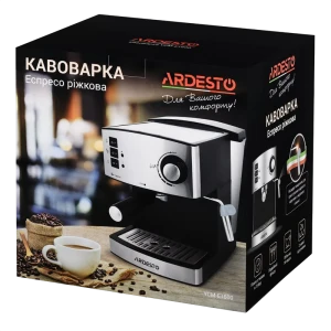Кофеварка рожковая ardesto ycm-e1600, 850вт, нержавеющая сталь Thumbnail 2