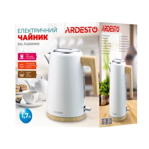 Электрочайник ardesto ekl-f420wwd, белый Thumbnail 5