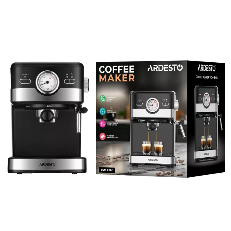 Cafetiera manuala ardesto ycm-e16b, 1100w, negru 8