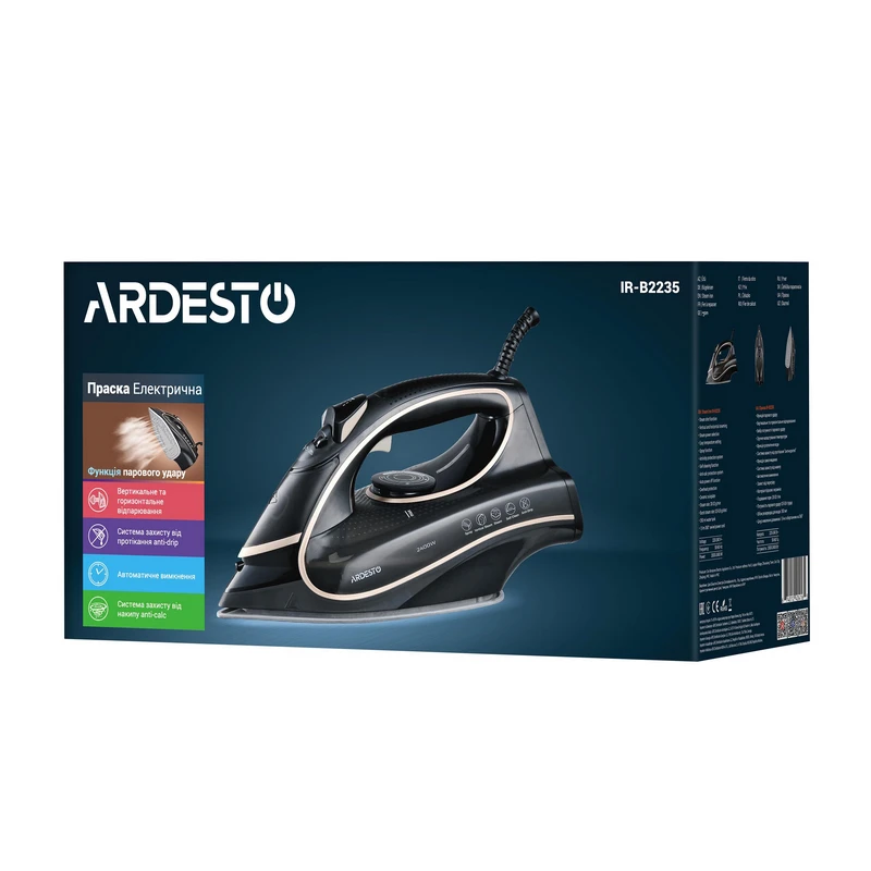 Fier de călcat ardesto ir-b2235, 2400w, negru 6