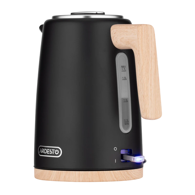 Электрочайник ardesto ekl-f420bwd, чёрный 3