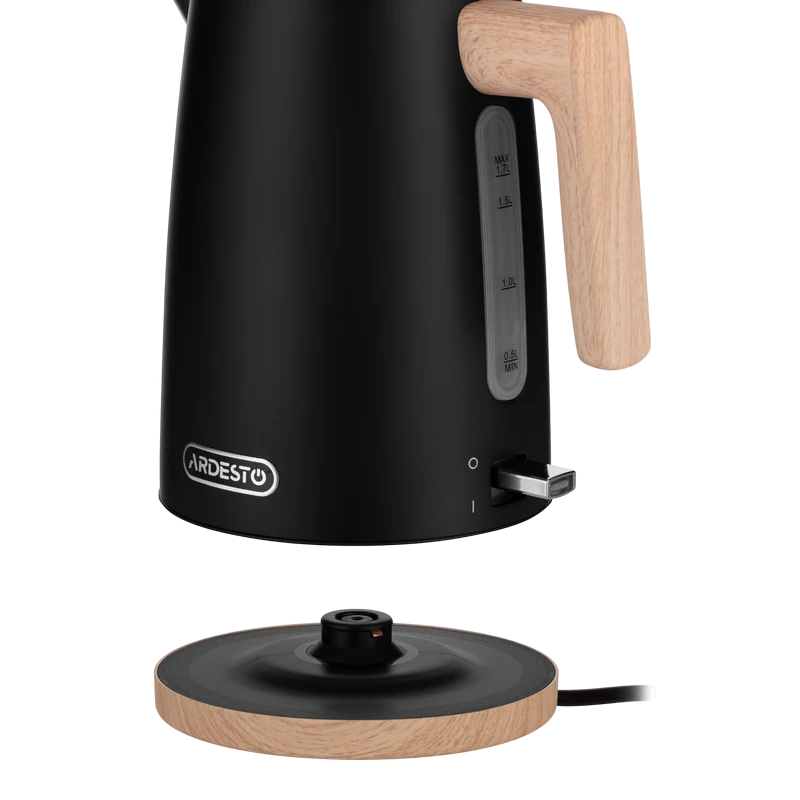 Электрочайник ardesto ekl-f420bwd, чёрный 4