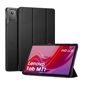 Husă pentru tabletă lenovo tab m11 (tb330xu), 11", piele artificială, negru