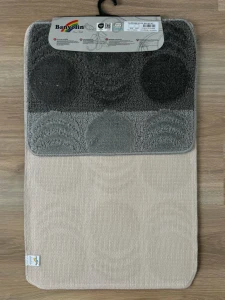 Set covorase gri de baie banyolin silver 2 piese 50×80 cm  (023599) Thumbnail 2