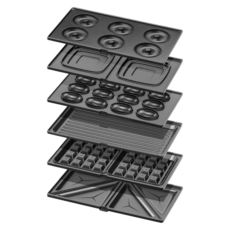 Aparat pentru sandwich multifunctional ardesto sm-h600b, negru 4