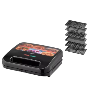 Aparat pentru sandwich multifunctional ardesto sm-h600b, negru Thumbnail 7
