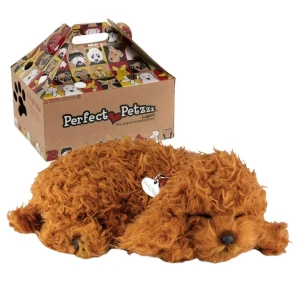 Cățeluș "toy pudel” cu imitație de respirație