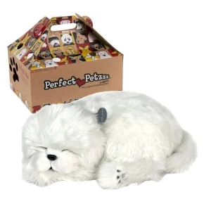 Cățeluș "Maltez” cu imitație de respirație