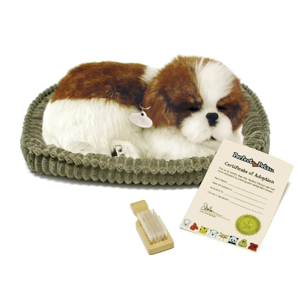 Cățeluș „shih tzu” cu imitație de respirație 4