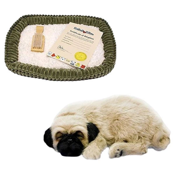 Cățeluș „mops” cu imitație de respirație 5