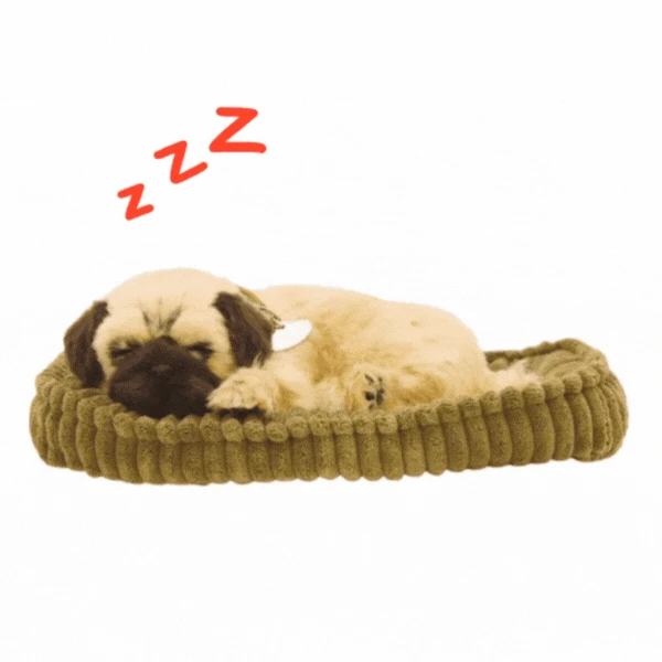 Cățeluș „mops” cu imitație de respirație 2