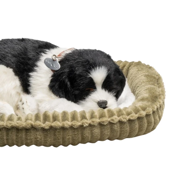 Cățeluș „border collie” cu imitație de respirație 9
