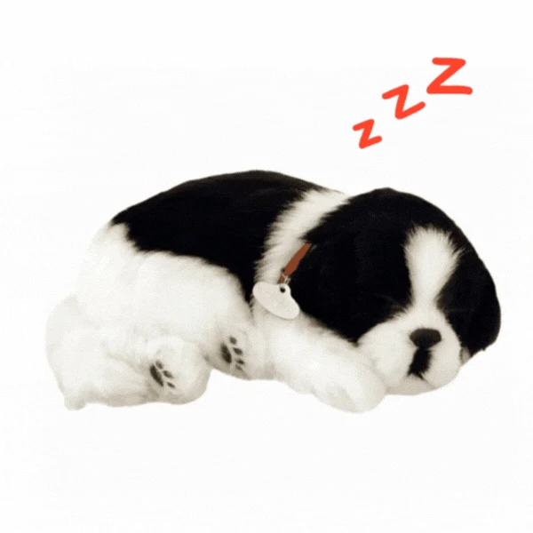 Cățeluș „border collie” cu imitație de respirație 2
