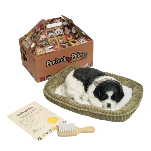 Cățeluș „border collie” cu imitație de respirație 7