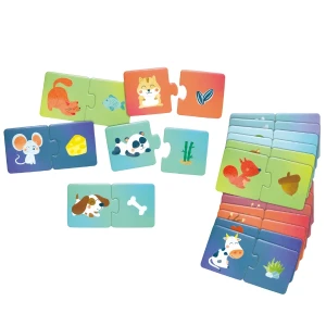 Puzzle joc „potrivește perechea – ora gustării animalelor" Thumbnail 6