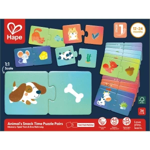 Puzzle joc „potrivește perechea – ora gustării animalelor" Thumbnail 8