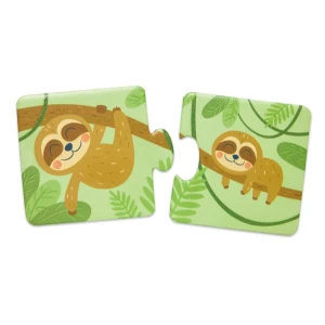Puzzle joc "potrivește perechea – animale și pui" Thumbnail 5