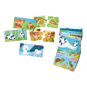 Puzzle joc "potrivește perechea – animale și pui" Thumbnail 2