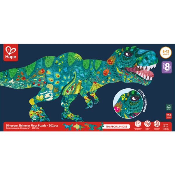 Puzzle de podea „dinozaur”, 202 elem. 8