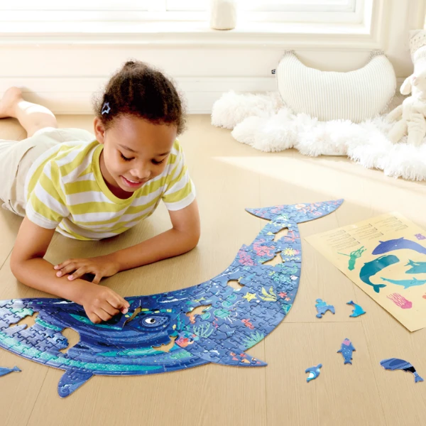 Puzzle de podea „balena cu cocoașă”, 200 elem. 9