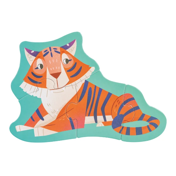 Set puzzle 10 în 1 "prietenii junglei" 6