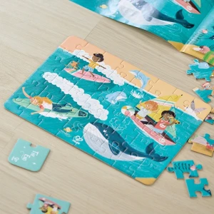 Set puzzle 3 în 1 "prietenii oceanului" Thumbnail 7