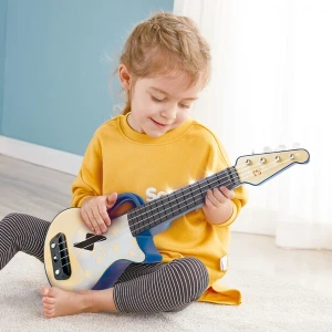 Chitara ukulele cu lumini, albastră Thumbnail 16
