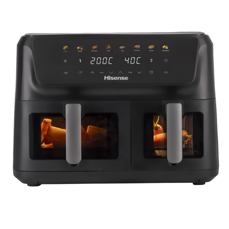 Friteuză cu aer cald hisense haf2700dcd, negru 2